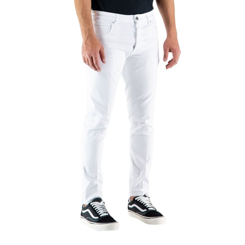 Jeans Uomo in cotone elasticizzato Bianco DON THE FULLER- Francavilla Moda